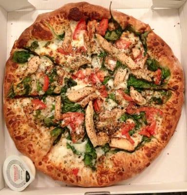 Chicken Florentine Specialty pizza