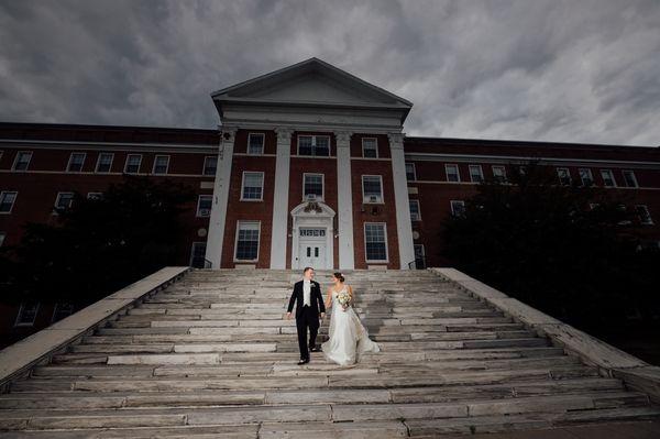 Devon & Christian at the wonderful Bourne Mansion .