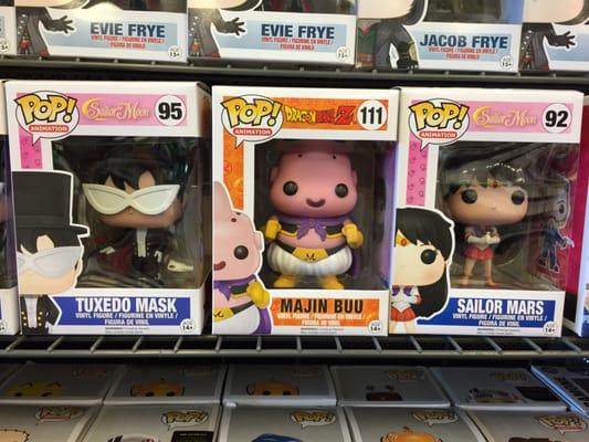 New stock of Funko Pops.