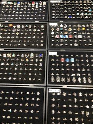 rings and they have so much more, I couldn't fit it all in 1 picture lol