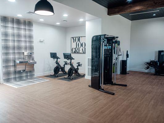 Brand New & 24/7 Fitness Center.