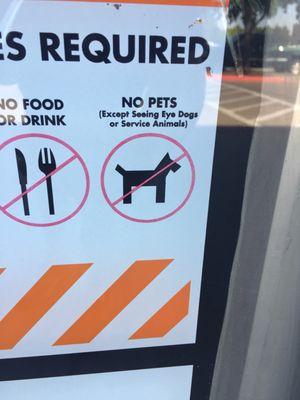 Contrary to popular belief, they don't allow pets here. They do at Lowe's which is where I prefer to go with my dog.