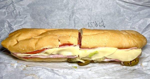 Whole Italian grinder