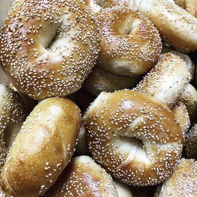 Sesame bagels