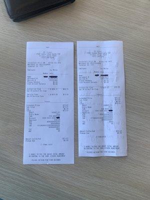 Receipt's Of Cancellation