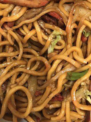 This pork lo mein is the best I've had within a few miles of this place. Might look normal but man, this has a ton of flavor.