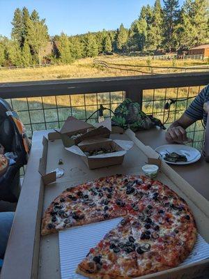 pizza with a view