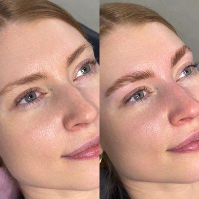 Brows trio lamination + shaping + tinting