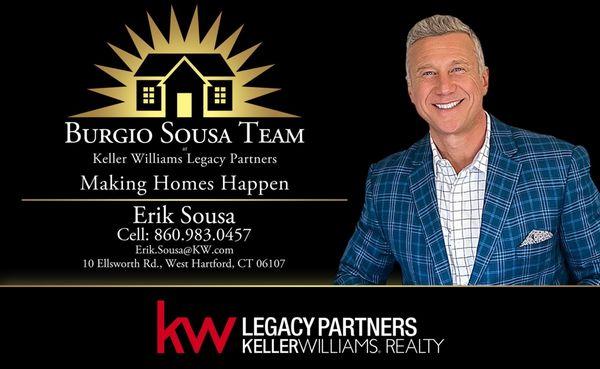 Erik Sousa - Co-team Leader at the Burgio Sousa Team at KW Legacy Partners