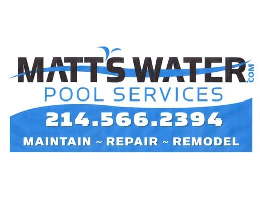 Matt's Water Pool Services