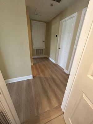 Vinyl flooring installation