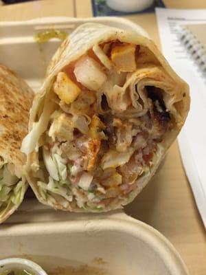 Pork belly Cali burrito