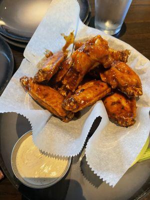 Korean flavored wings not spicy