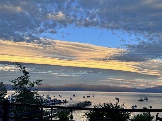 Tahoe sunset alpine glow