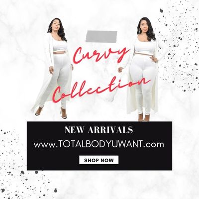 Curvy Plus Collection!
Sizes 1XL - 3XL