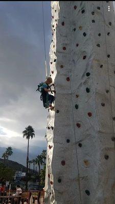 5 year old rock climbing