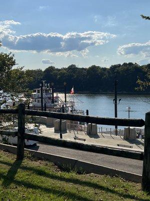 View of the Alabama River from Red Bluff