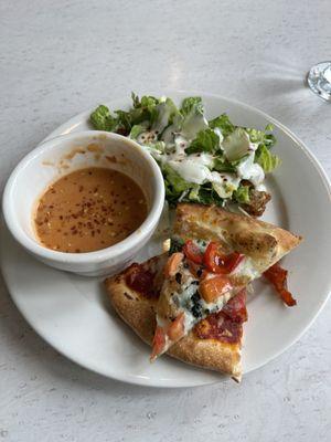 Soup, salad & pizza buffet