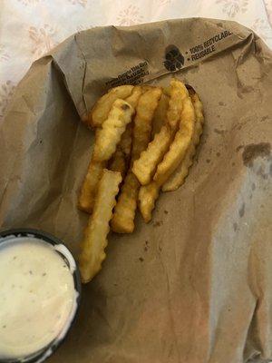 "LARGE fries"