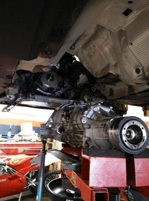 Audi A4 clutch replacement.