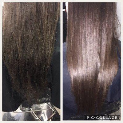 Split ends haircut, keep your hair long and help it look and feel better with a treatment!