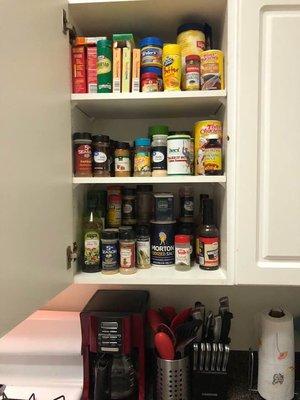 Organized pantry