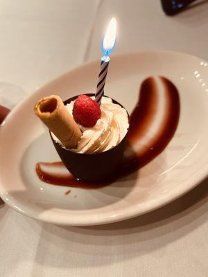 Birthday dessert