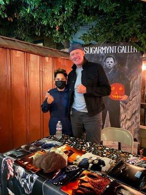 Halloween signing my so met James jude Courtney he was in heaven