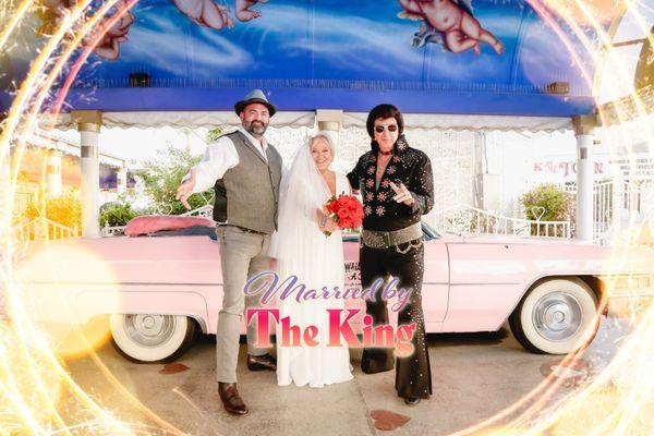 Awww married by The King in the Tunnel of Love!