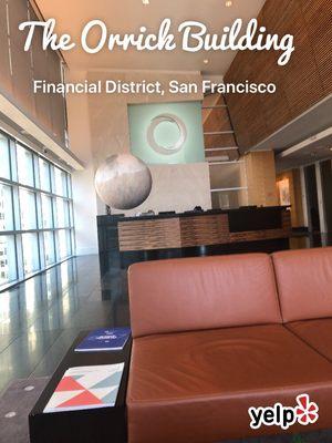 The 10th floor lobby of The Orrick Building