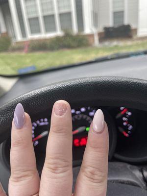 My sister in laws nail came off after 2 weeks