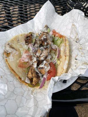 1. Chicken Shawerma Wrap