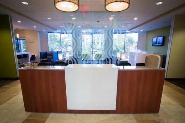 Reception desk