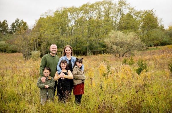 Dr. Zach with his family.