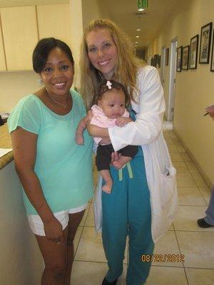 Madison's 6 wk check-up w/ Dr. Rosenbaum