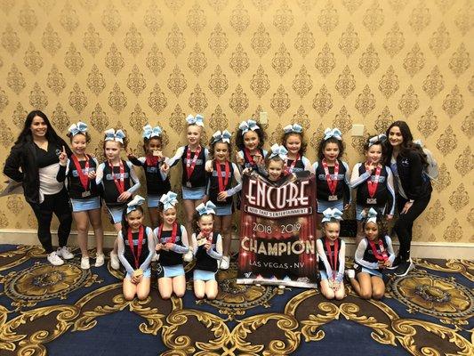 Las Vegas Elements Mist after winning first place at Encore