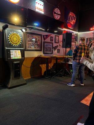 Darts and karaoke