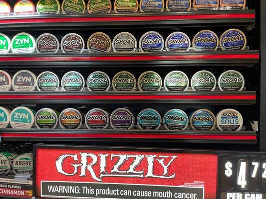 Some of our chewing tobacco.