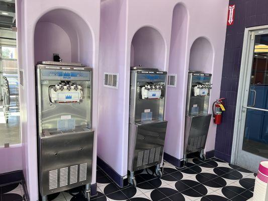 The yogurt dispenser machines