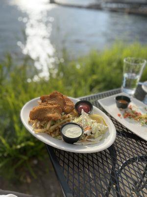 Cod Fish and Chips Plate