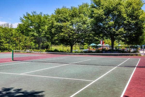 There are two tennis courts at Briarcliff Apartments!