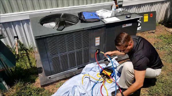 Package AC system installation