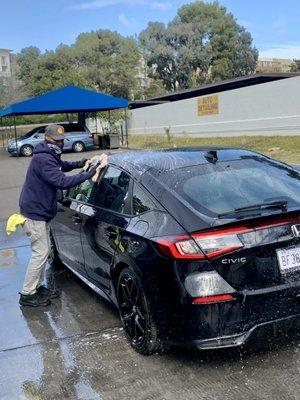 The hands on wash, with attention to the bugs and spots!