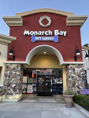 Newly renovated.  Monarch Bay Pet Supply welcomes you!