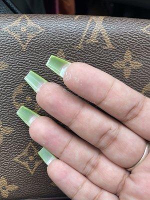 Residue and build up under nail