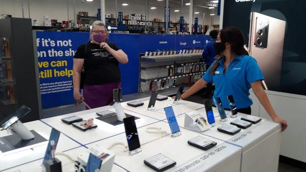 I love the Samsung section!  Some very interesting new flip phones!