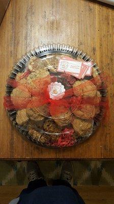 Cookie platters satisfy everyone!