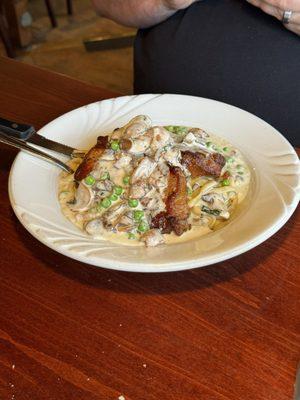 Pork carbonara