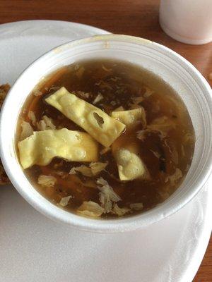 Surprisingly good hot and sour soup