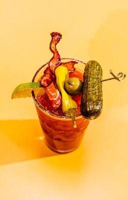 House made, award winning, Bloody Marys